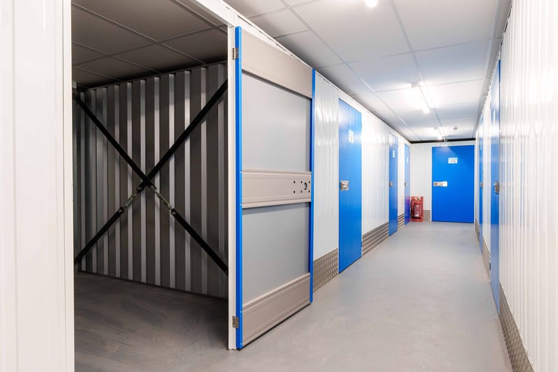 Ensure your storage unit is left how you found it. Dispose of all excess packaging.