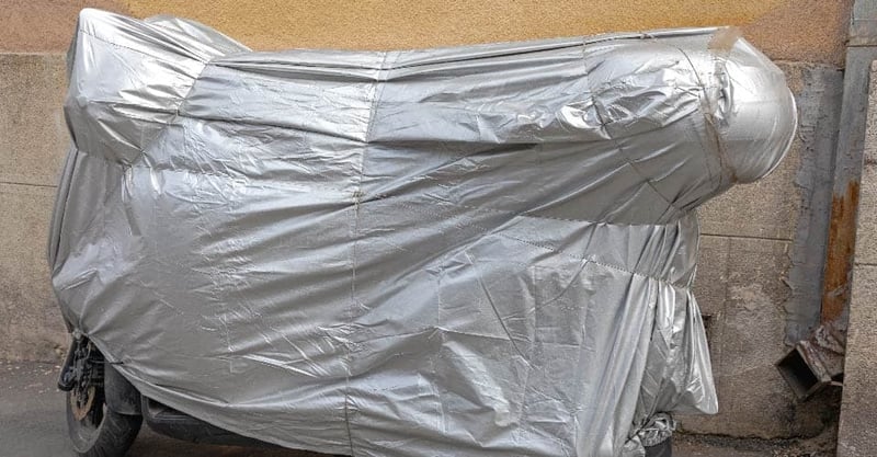 Carefully Cover Your Motorbike
