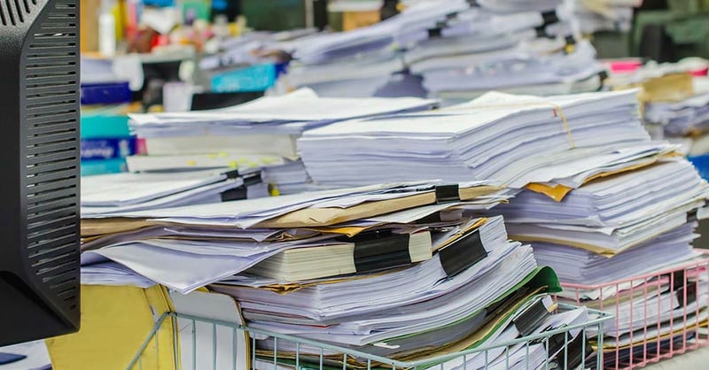 
      
        Documents Pile up Quickly !
      
